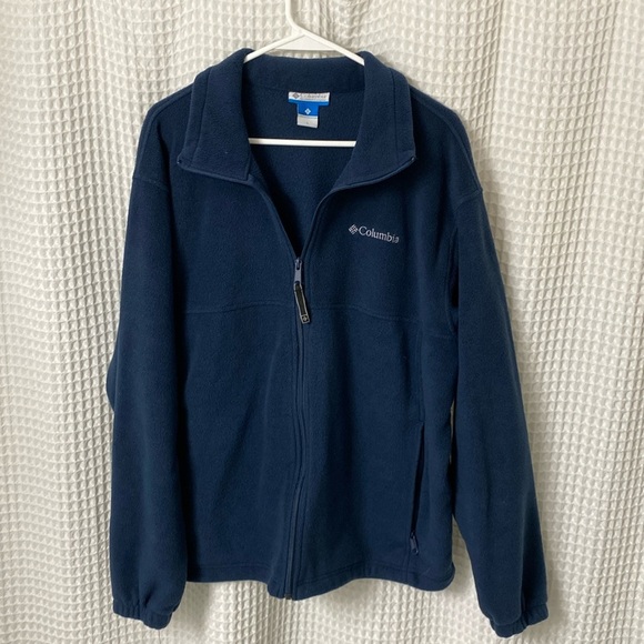 Mens Columbia Full Zip Fleece Jacket Mens - Size L - Picture 1 of 9